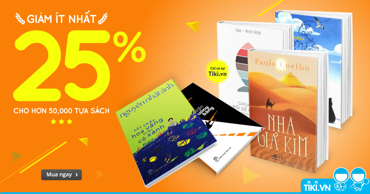 Sử dụng mã giảm giá để mua sách trên tiki với nhiều khuyến mại hấp dẫn